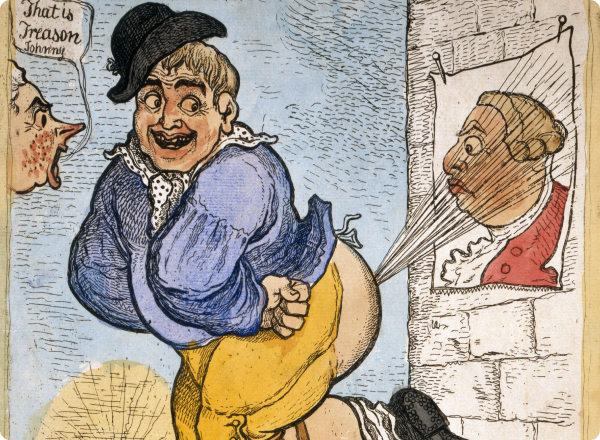 Political humor, in flatulent form, from 1798