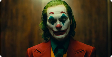 Joaquin Phoenix as the Joker in the Movie Joker 2019