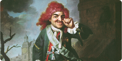 Portrait of the Court Jester Clemens Perkeo by Johann Georg Dathan