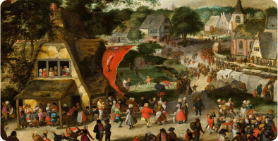 Fair on St Sebastian's Day by Jacob Savery circa 1598