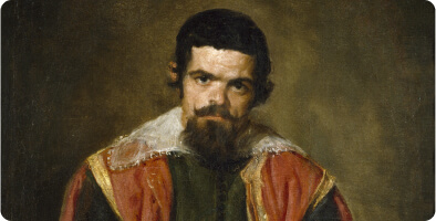 Portrait of Sebastián de Morra. Painting by Diego Velázquez