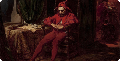 Stanczyk court jester painting by Jan Matejko