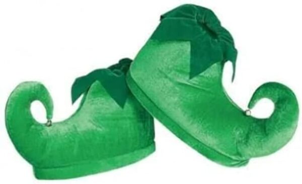Pair of green elf shoes
