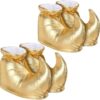 Set of 2 gold elf shoes