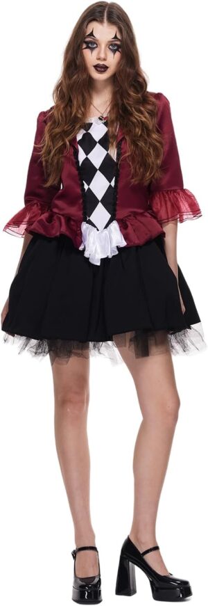 women's lady jokester costume