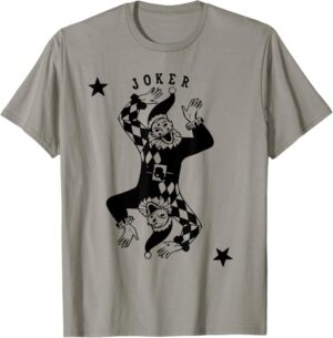 Joker Jester Clown Card T-Shirt