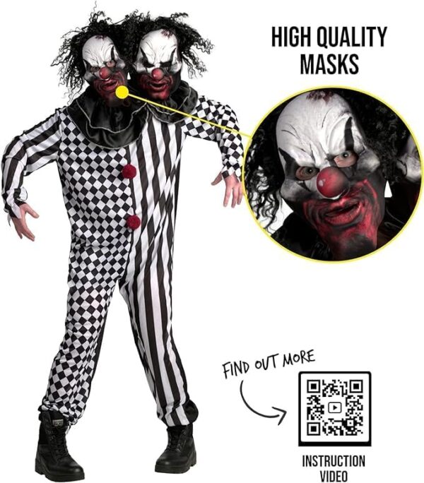 Morph scary clown costume