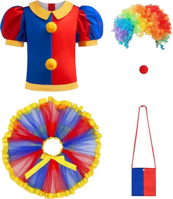 clown cosplay set inclusions