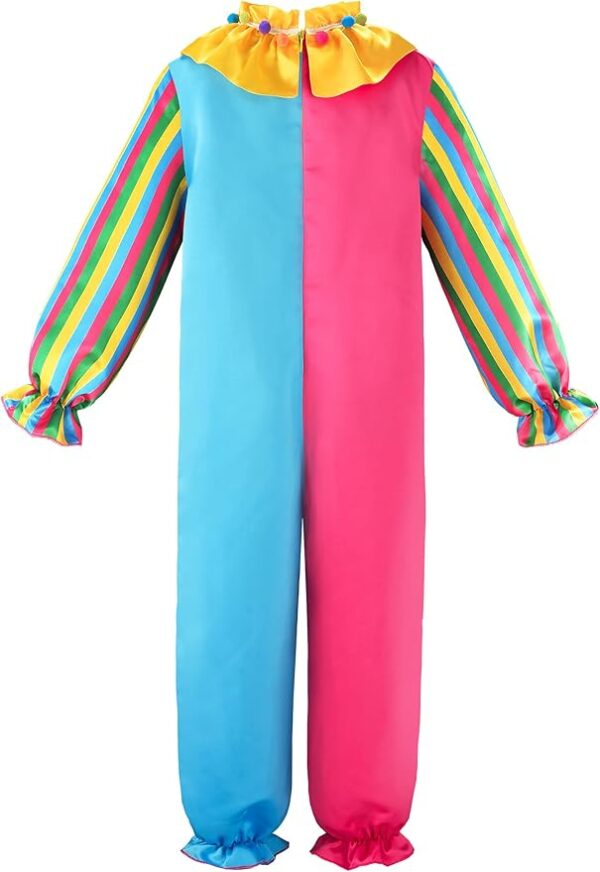 clown costume for kids back view