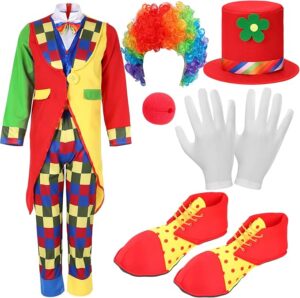 clown costume set