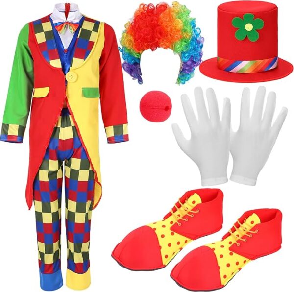 clown costume set