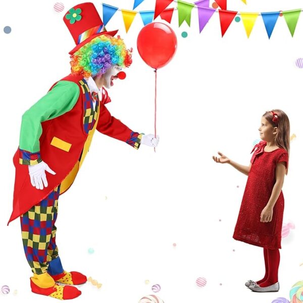 clown costume set with balloon