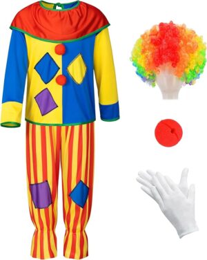 kids clown costume set