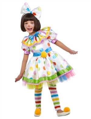 little clown girl costume