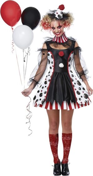 women creepy clown