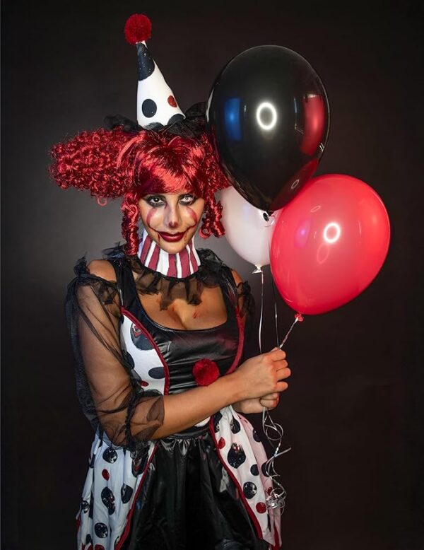 women creepy clown front