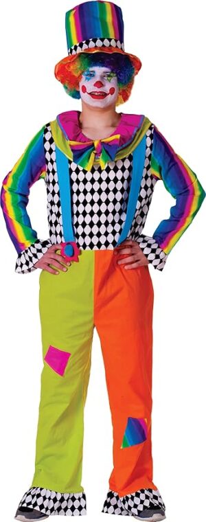 adult jolly clown costume