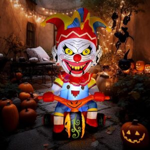 clown bicycle inflatable