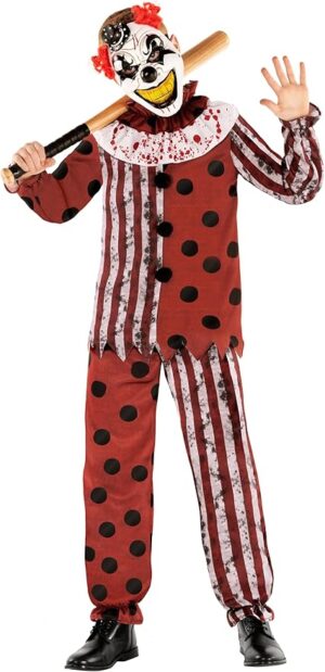 creepy killer clown costume