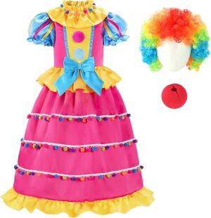 girl clown costume