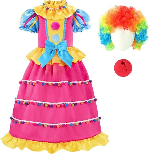 girl clown costume
