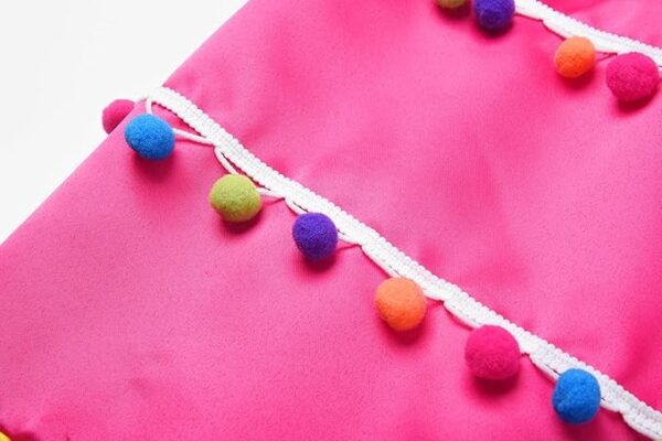 girl clown costume details