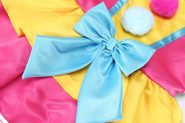 girl clown costume ribbon