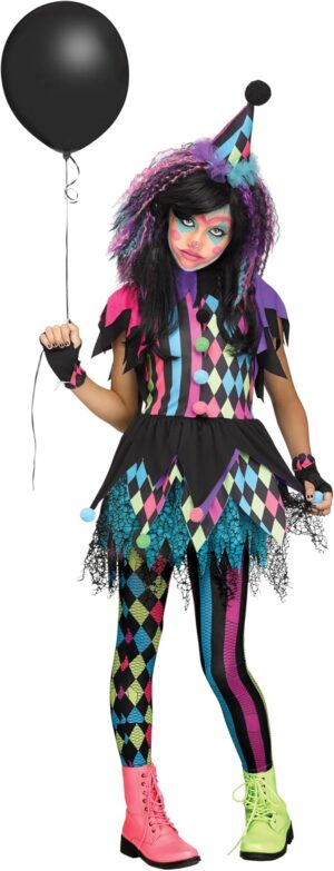 circus clown costume for girls