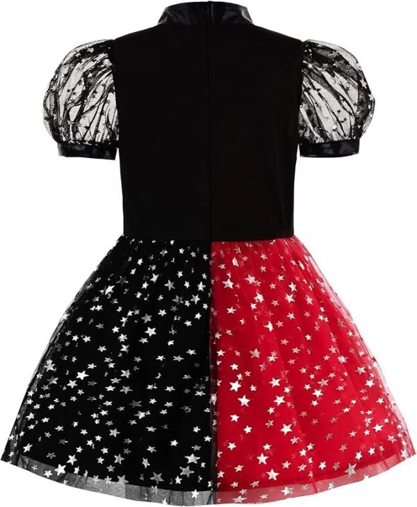 clown halloween costume back view