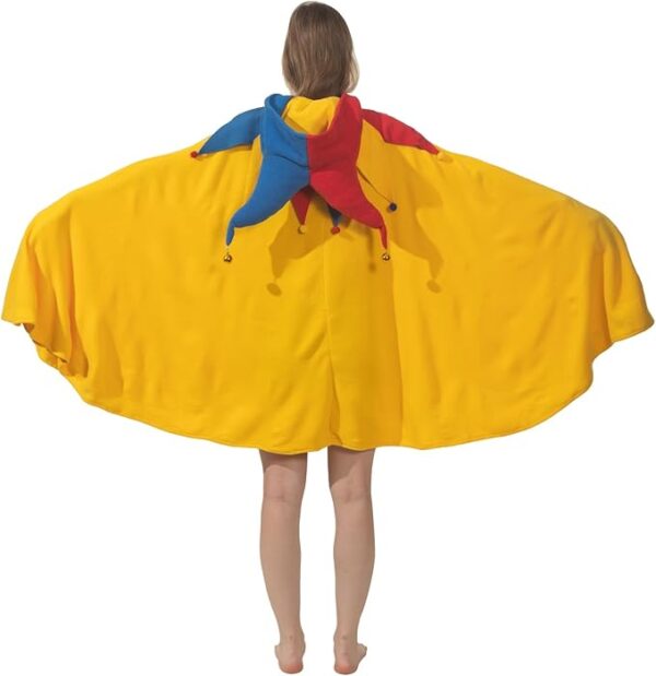 cozy jester costume back view