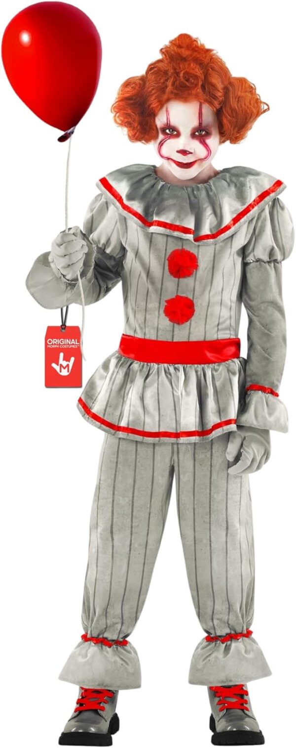 Morph creepy clown costume