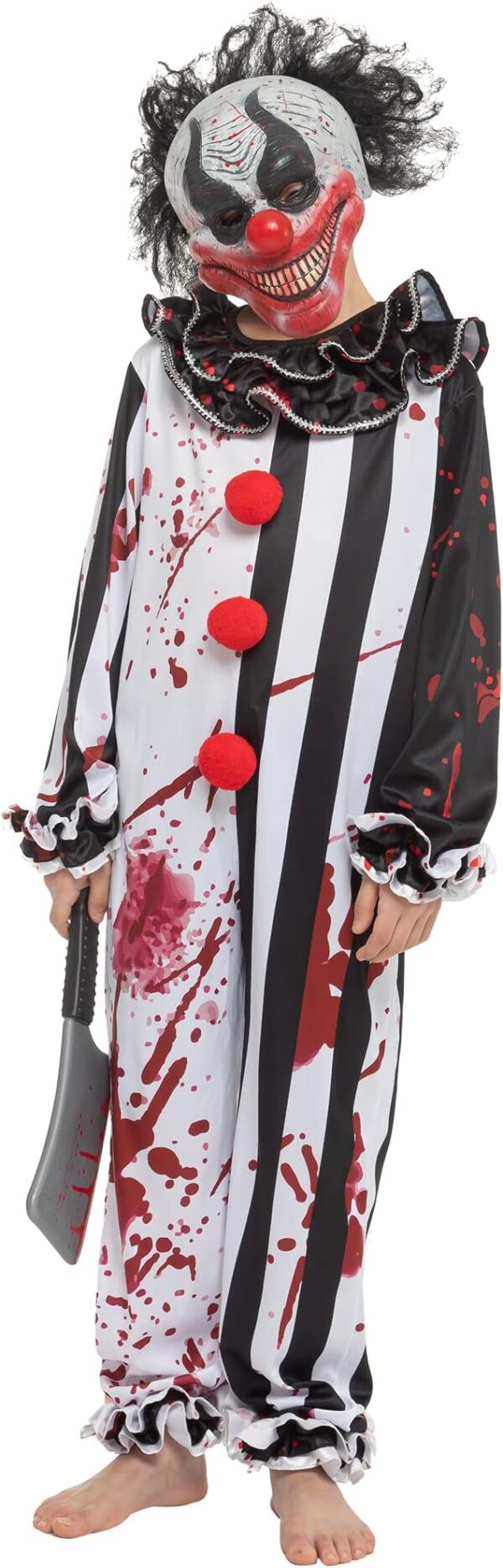 bleeding killer clown costume front view