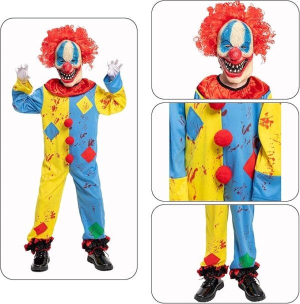 creepy killer clown details