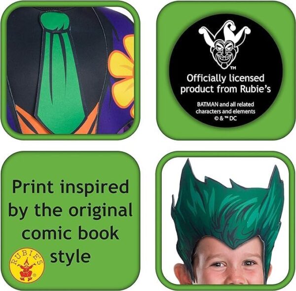 joker costume for kids details