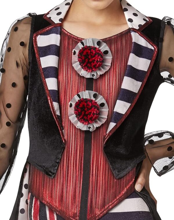 vintage clown costume details