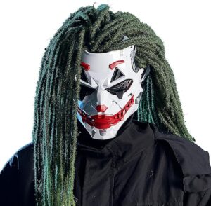 futuristic clown mask