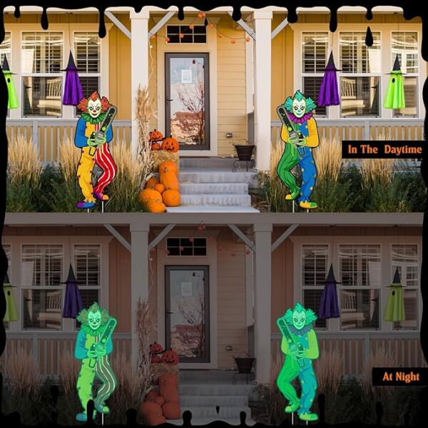 halloween yard clown signs for halloween
