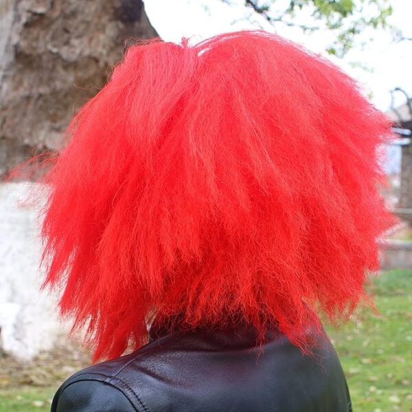joker clown mask back view
