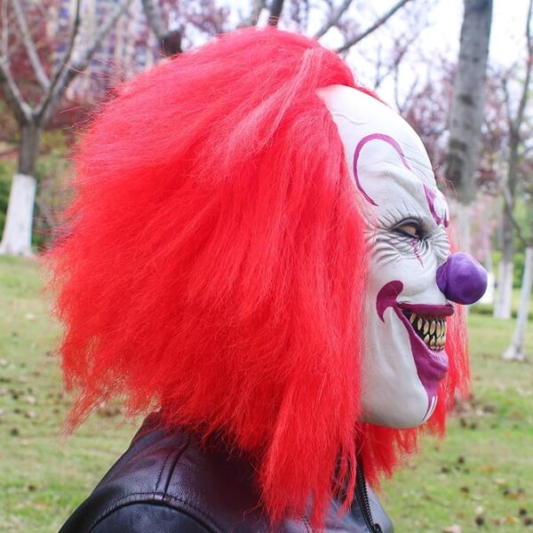 joker clown side view