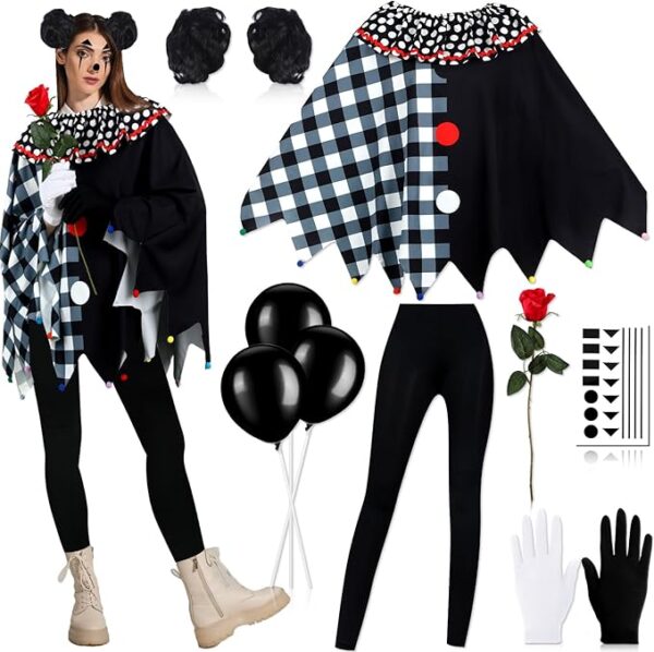 poncho clown costume