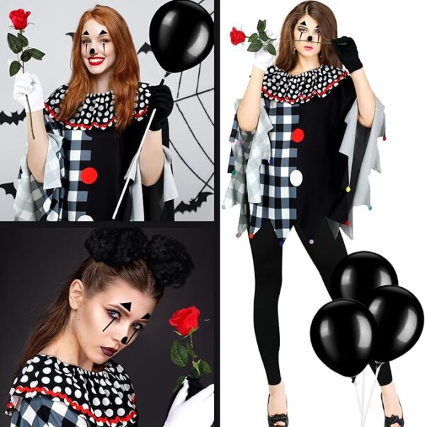 poncho clown costume front view