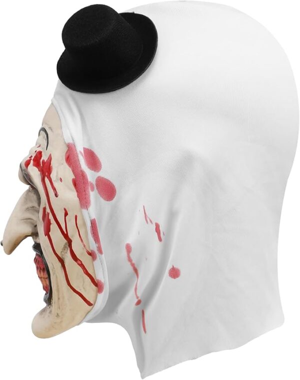 scary art clown costume set mask
