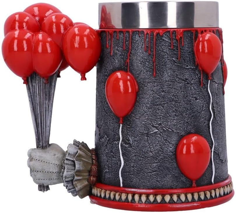 Pennywise clown tankard back design
