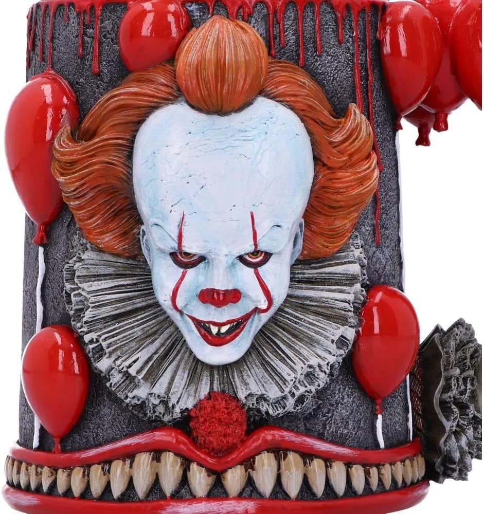 Pennywise clown tankard closeup