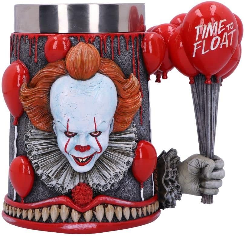 Pennywise clown tankard front design