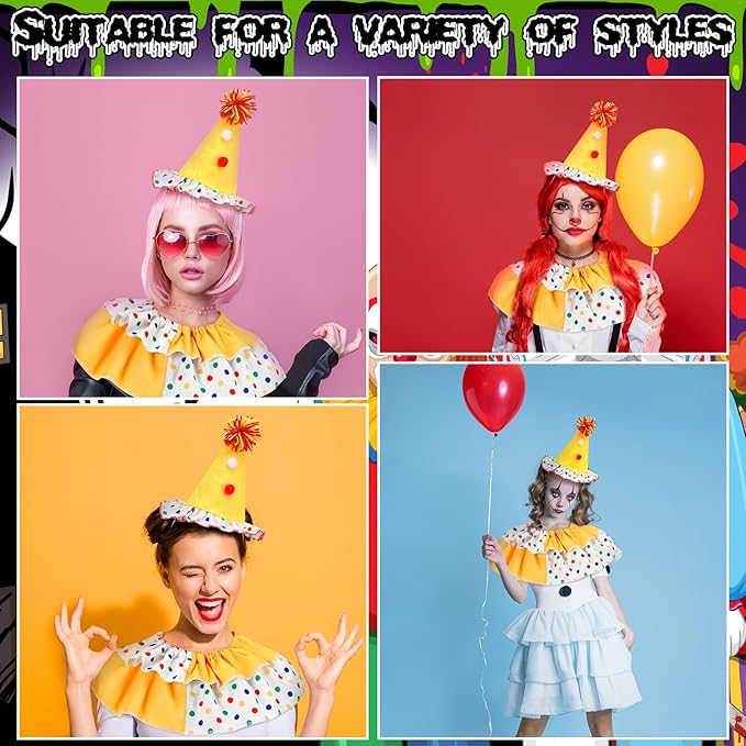 clown hat and collar style