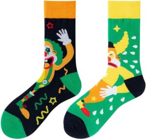 novelty clown socks