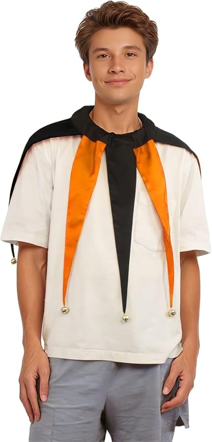 adult jester clown collar when worn