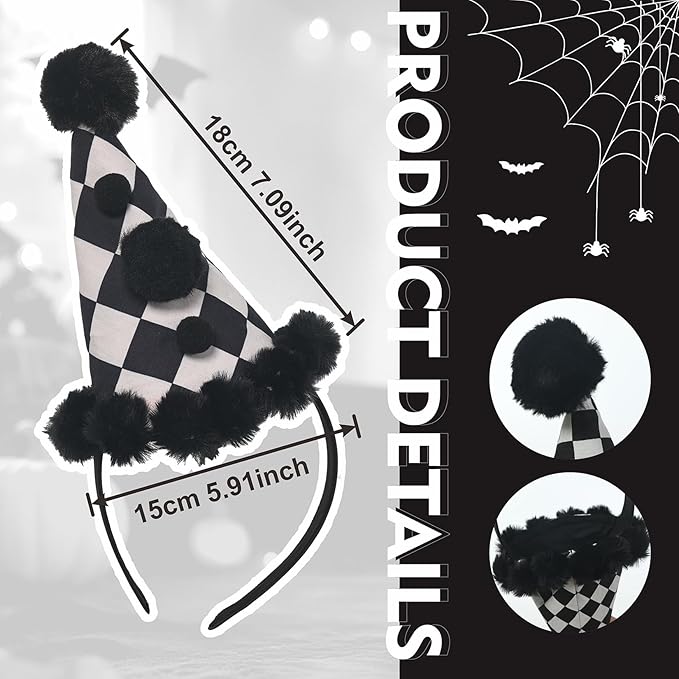 clown hat headband size