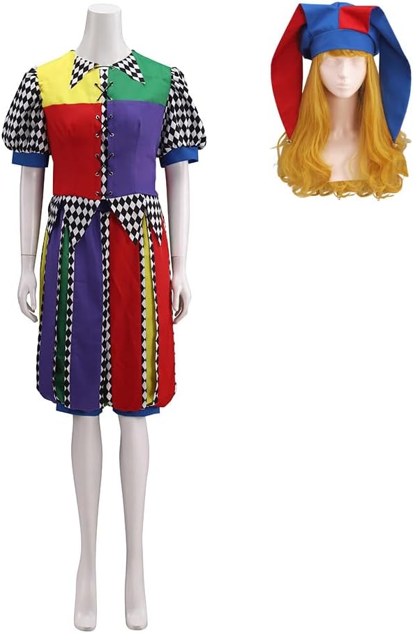 court jester costume set inclusions